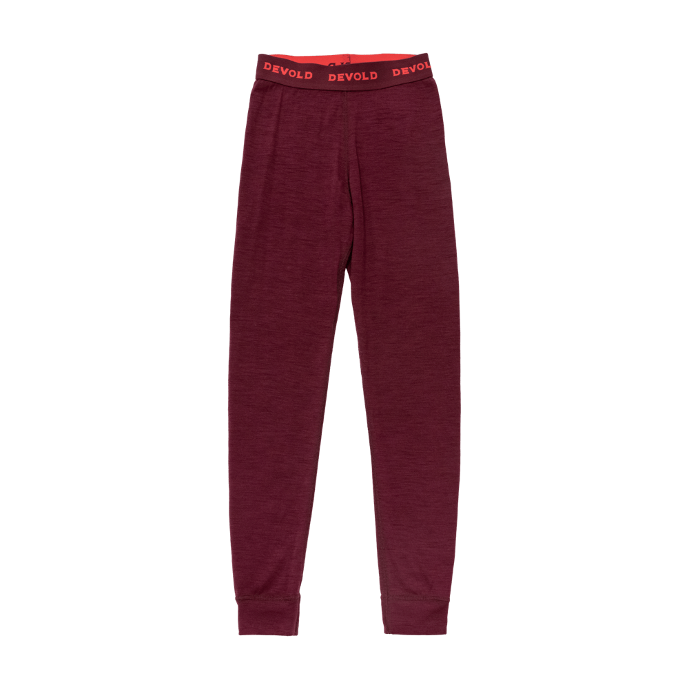 Devold - Duo Active Merino Stilongs Junior - Size 10 - Rød