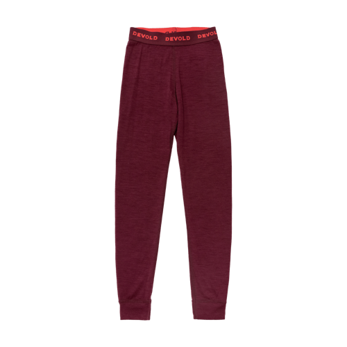 Devold - Duo Active Merino Stilongs Junior - Size 12 - Rød