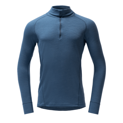 Devold - Duo Active Merino 205 Zipneck Herre - Large - Blå