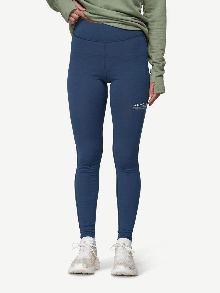 Devold - Endurance Merino Tights Dame - Small - Blå