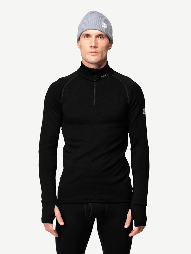 Devold - Expedition Merino 235 Zip Neck Herre - XXL - Svart