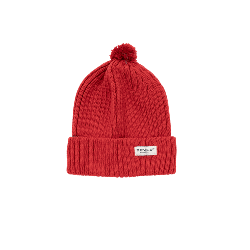 Devold - Skolma Merino Lue Barn - Size 54 - Rød