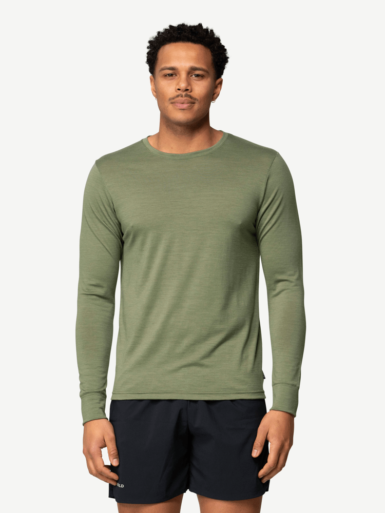 Devold - Classic Long Sleeve Herre - Large - Grønn