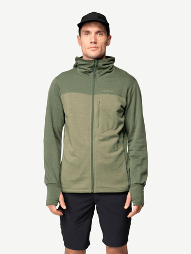 Devold - Explorer Merino Hooded Jakke Herre - Large - Grønn