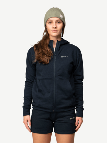 Devold - Everyday Zip Hoodie Dame - Medium - Blå