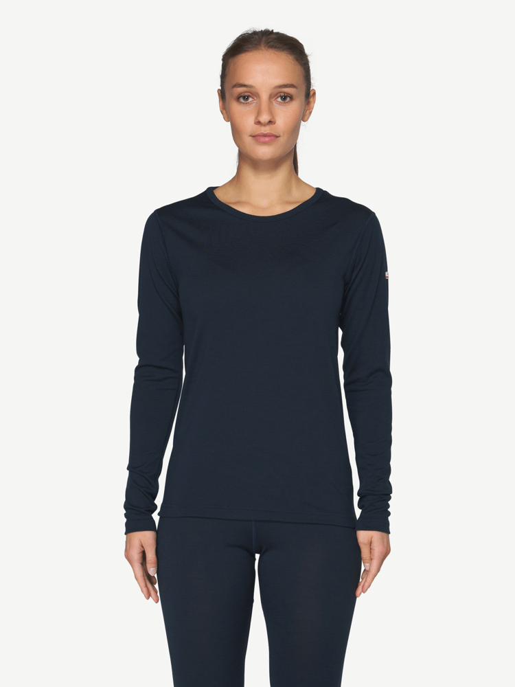 Devold - Breeze Plus Merino 200 Ulltrøye Dame - Medium - Blå