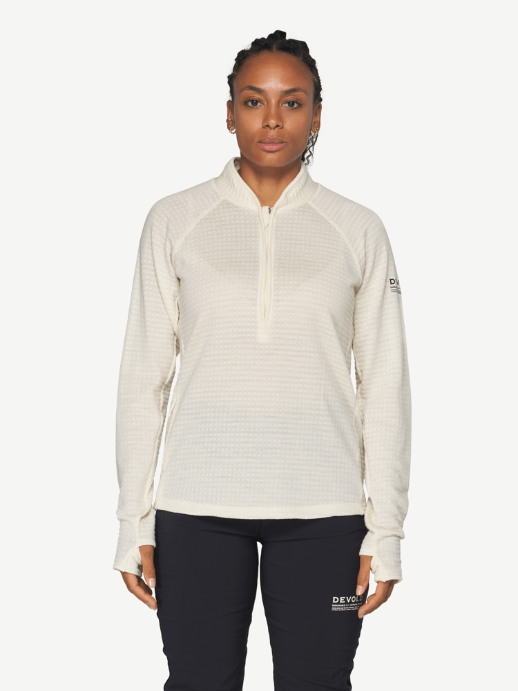Devold - Endurance Merino Zip Dame - Large - Hvit