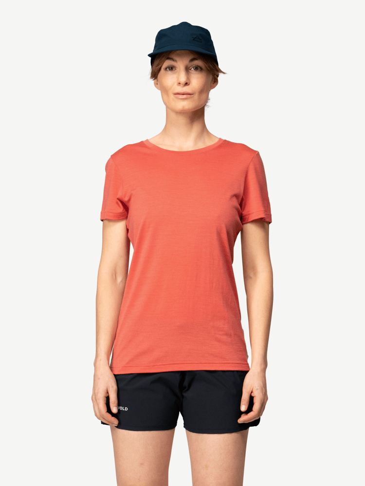 Devold - Classic T-skjorte Dame - Medium - Rosa