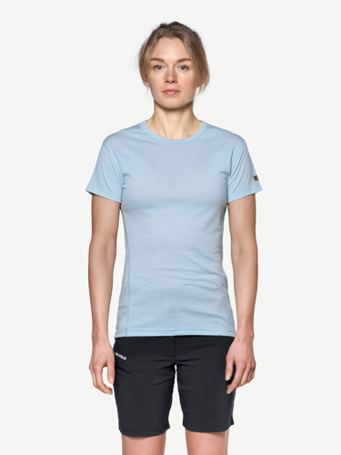 Devold - Breeze Merino 150 T-skjorte Dame - Large - Blå
