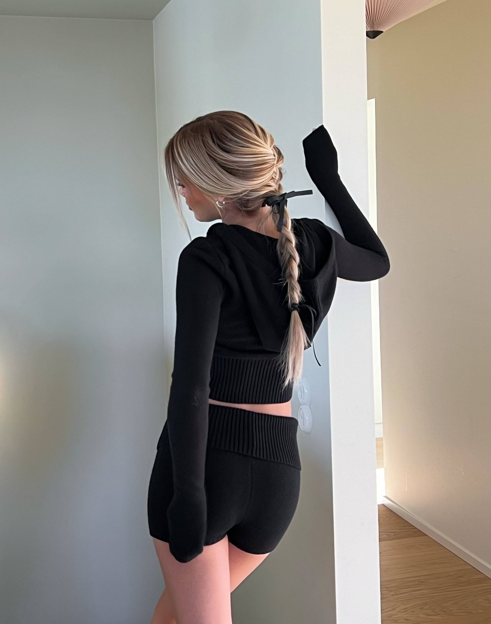 Kjøp Nelly Knit Hotpants Black