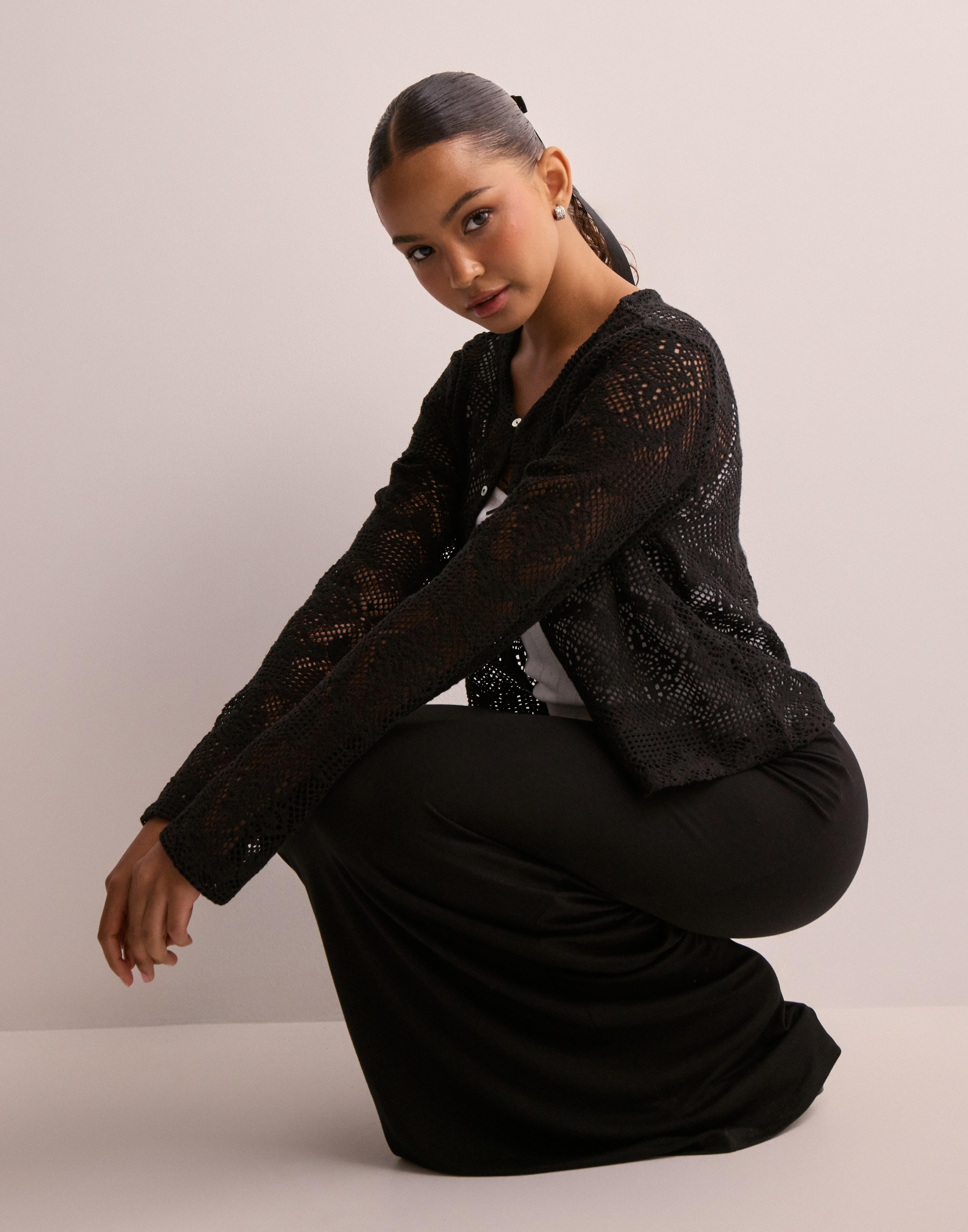 Pieces - Pcrath Ss O-Neck Knit Cardigan Pwp - 4997536 French Vanilla main image 0