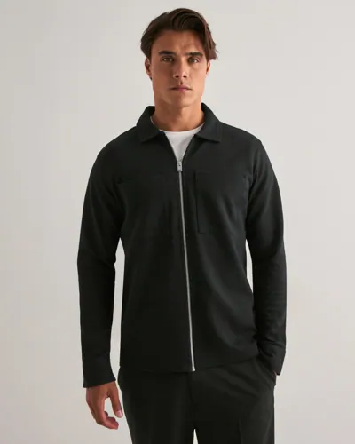 Selected Men Slhjackie Sweat Zip Jacket Noos Tröjor med dragkedja bomberjackor herr – bild 3