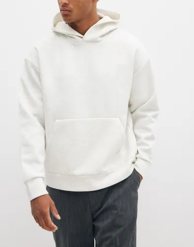 Jack & Jones Jjebarron Sweat Hood Noos Hoodies Vit