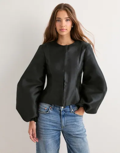 Malina - Sort - Vendela Balloon Sleeve Blouse