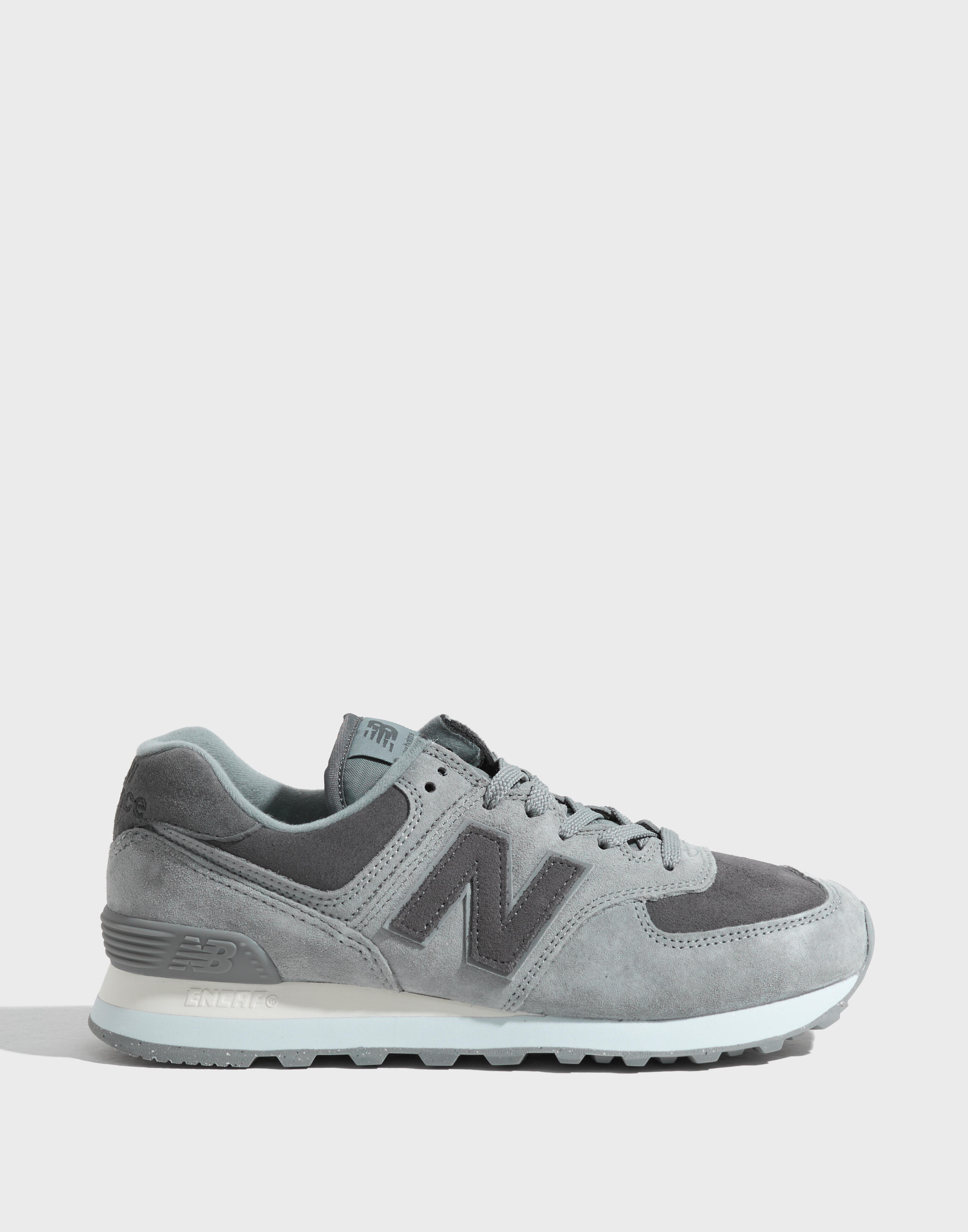 New balance 574 grey leather best sale