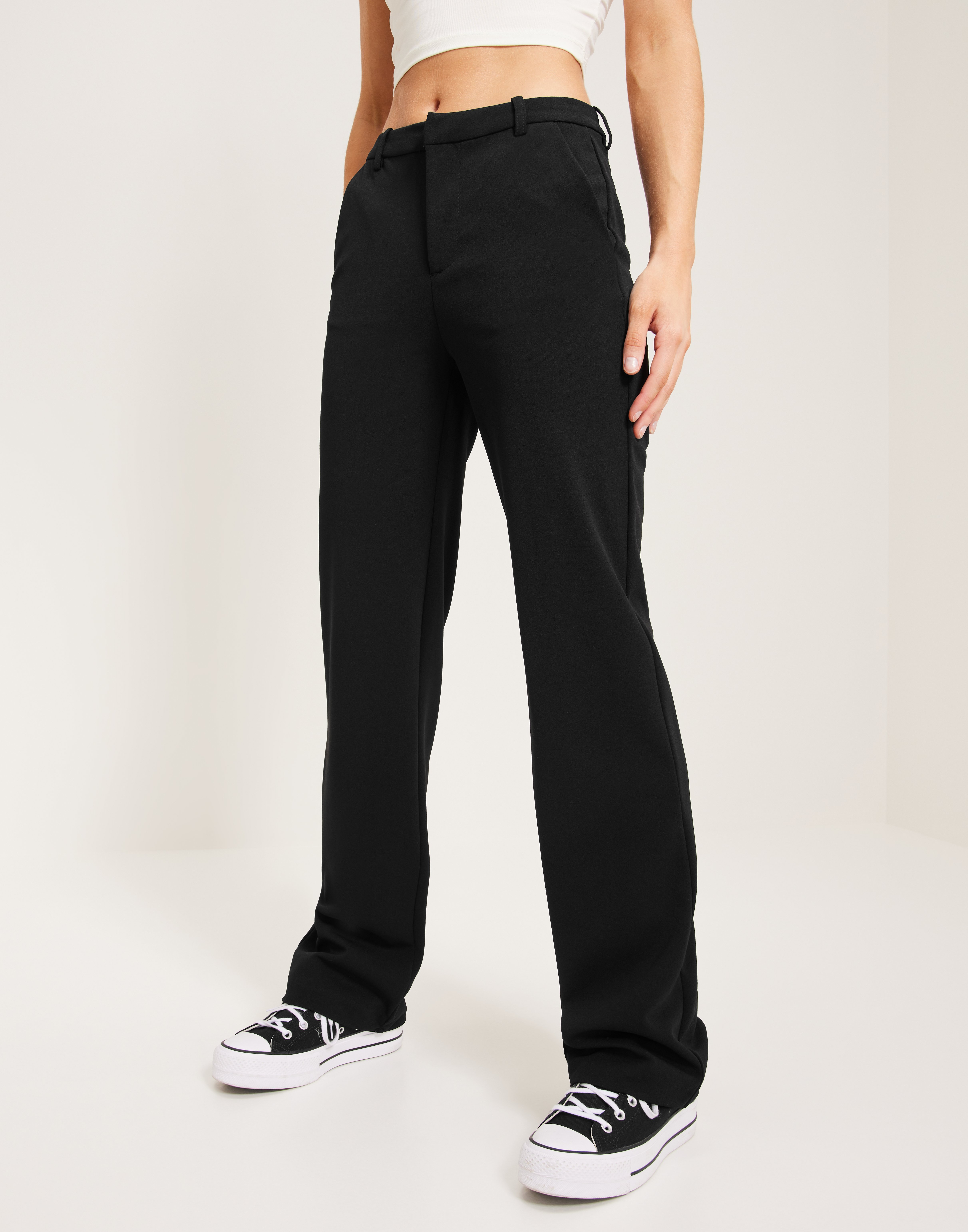 Only - Onlsulajma Life Str Pant Cc Tlr - 4854368 Black main image 1