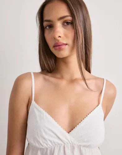 Nelly Summer Strap Top linnen dam – bild 3