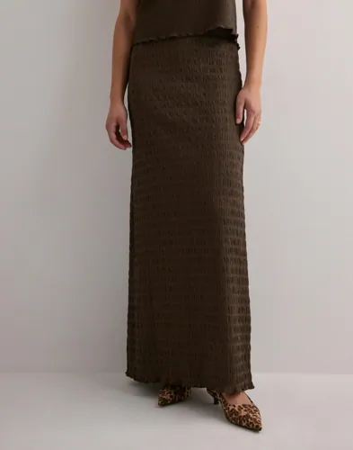 Nelly Stunning Structure Maxi Skirt maxikjolar dam – bild 2