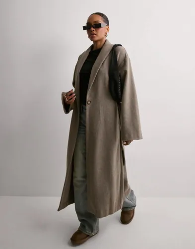 OBJECT - Beige - Objpisa Long Coat Noos