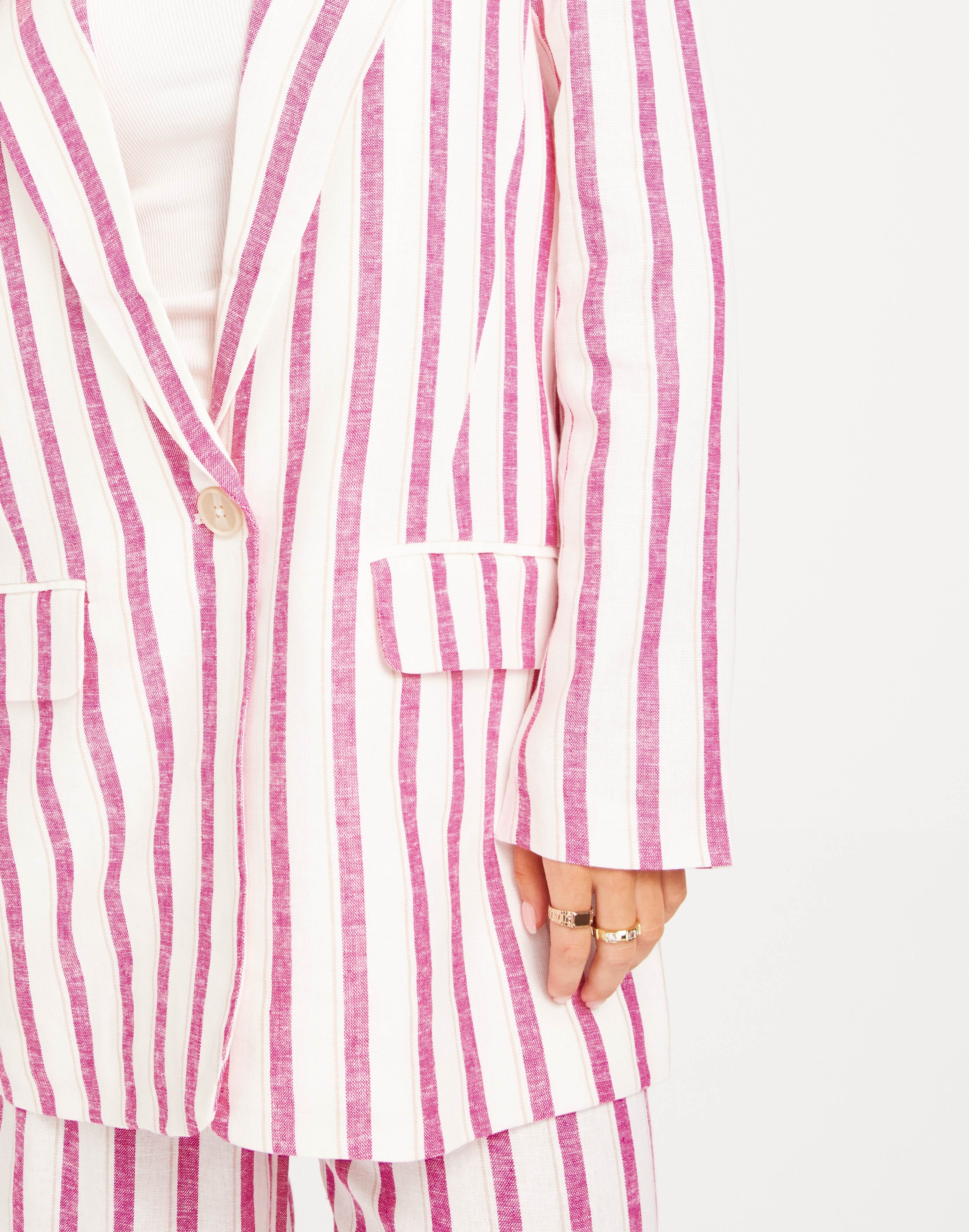 Onlcaro Lana Oversize Blazer Oxford Tan