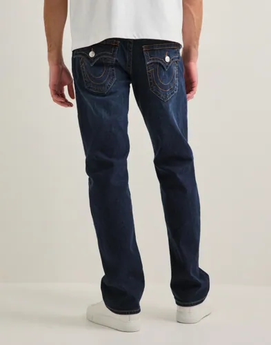True Religion Ricky slim fit-jeans i blått