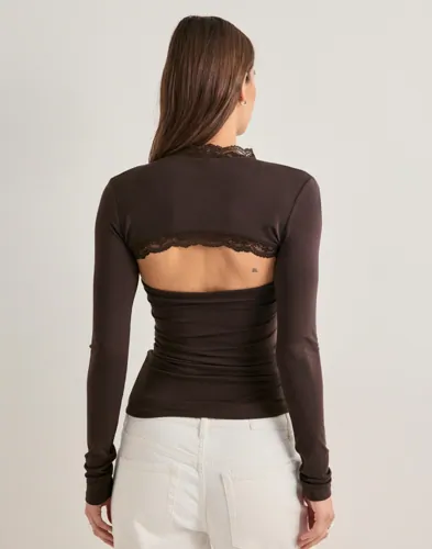 Nelly Soft Lace Bolero Tube Top toppar dam – bild 2