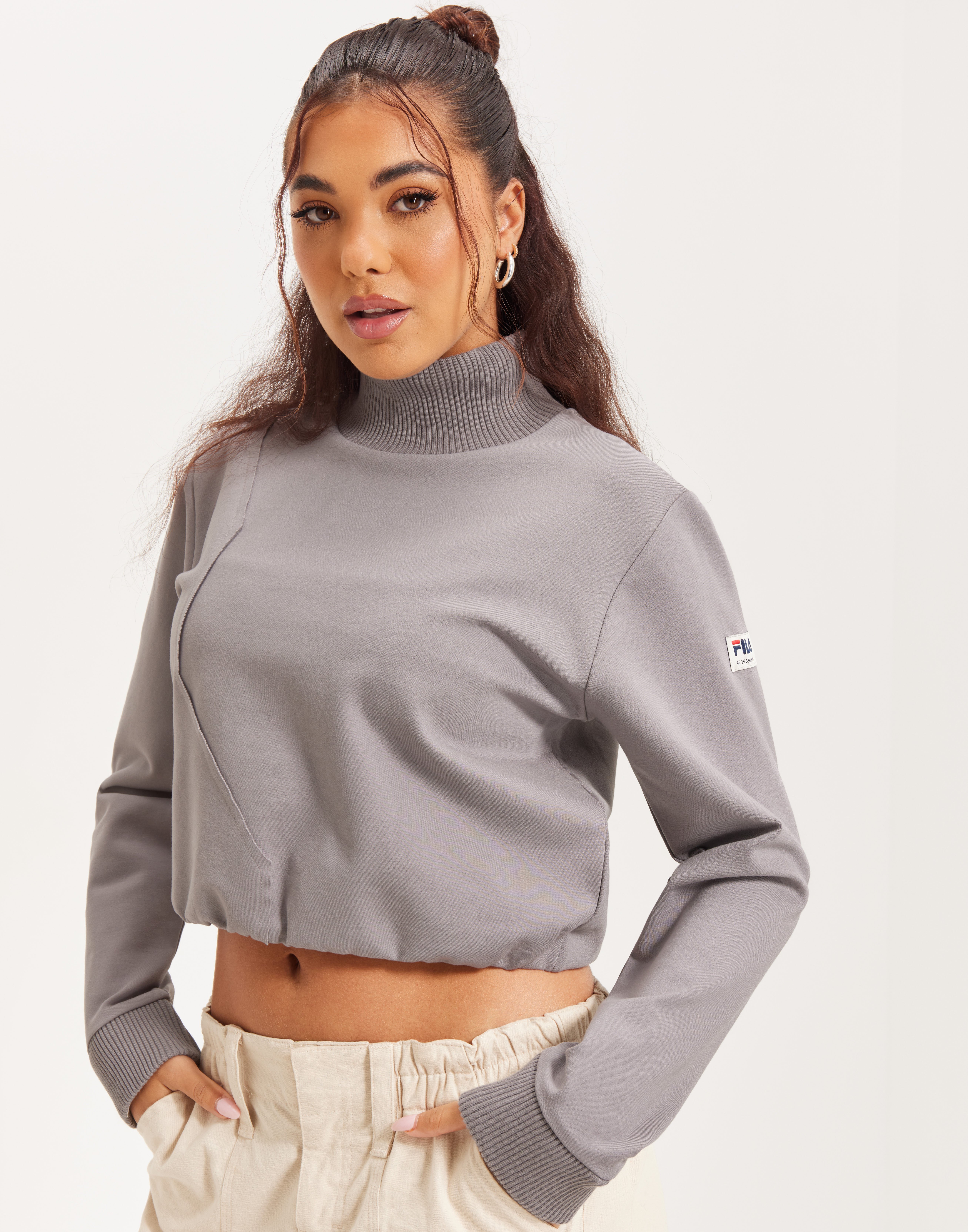 Sweat crop top fila sale