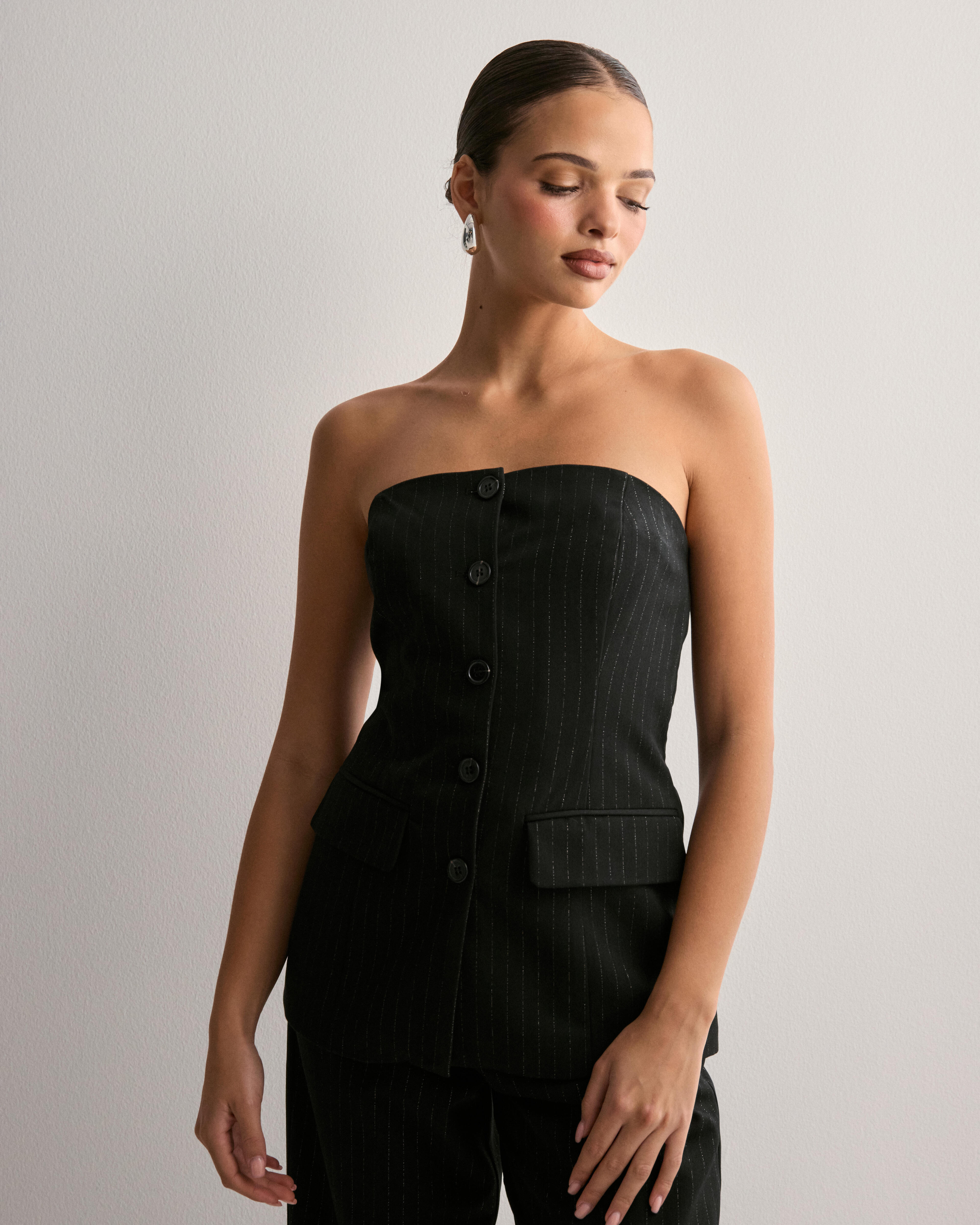 Buy Selected Femme SLFELI BUSTIER TOP - ROAM | Nelly.com