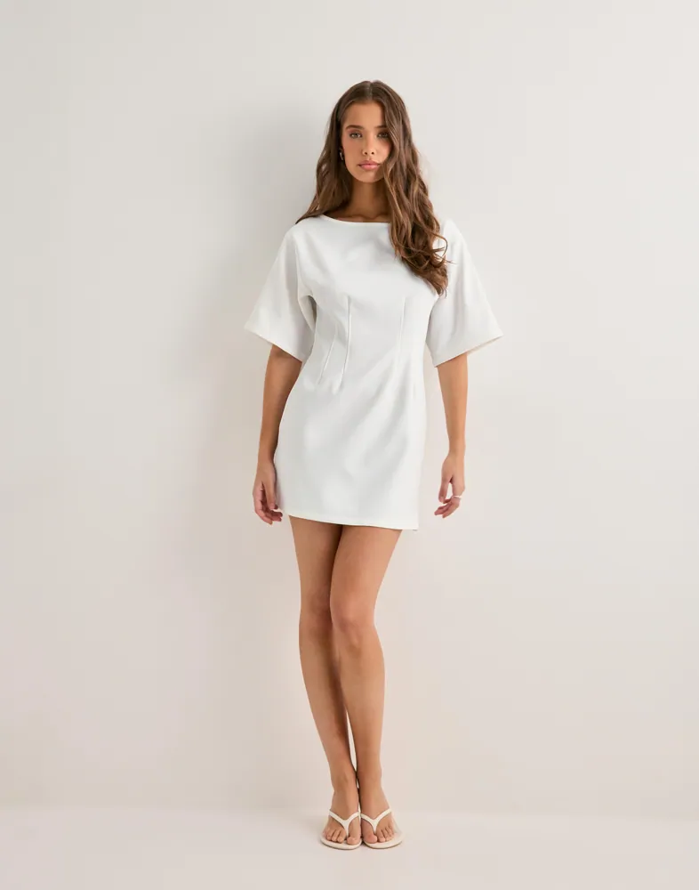 Nelly Shaped Short Sleeve Dress klänningar dam – bild 2