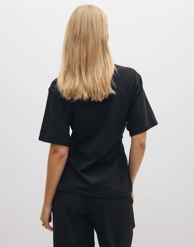 PIECES Pcsigne Ss Detail T-Shirt Jrs D2D dam – bild 3