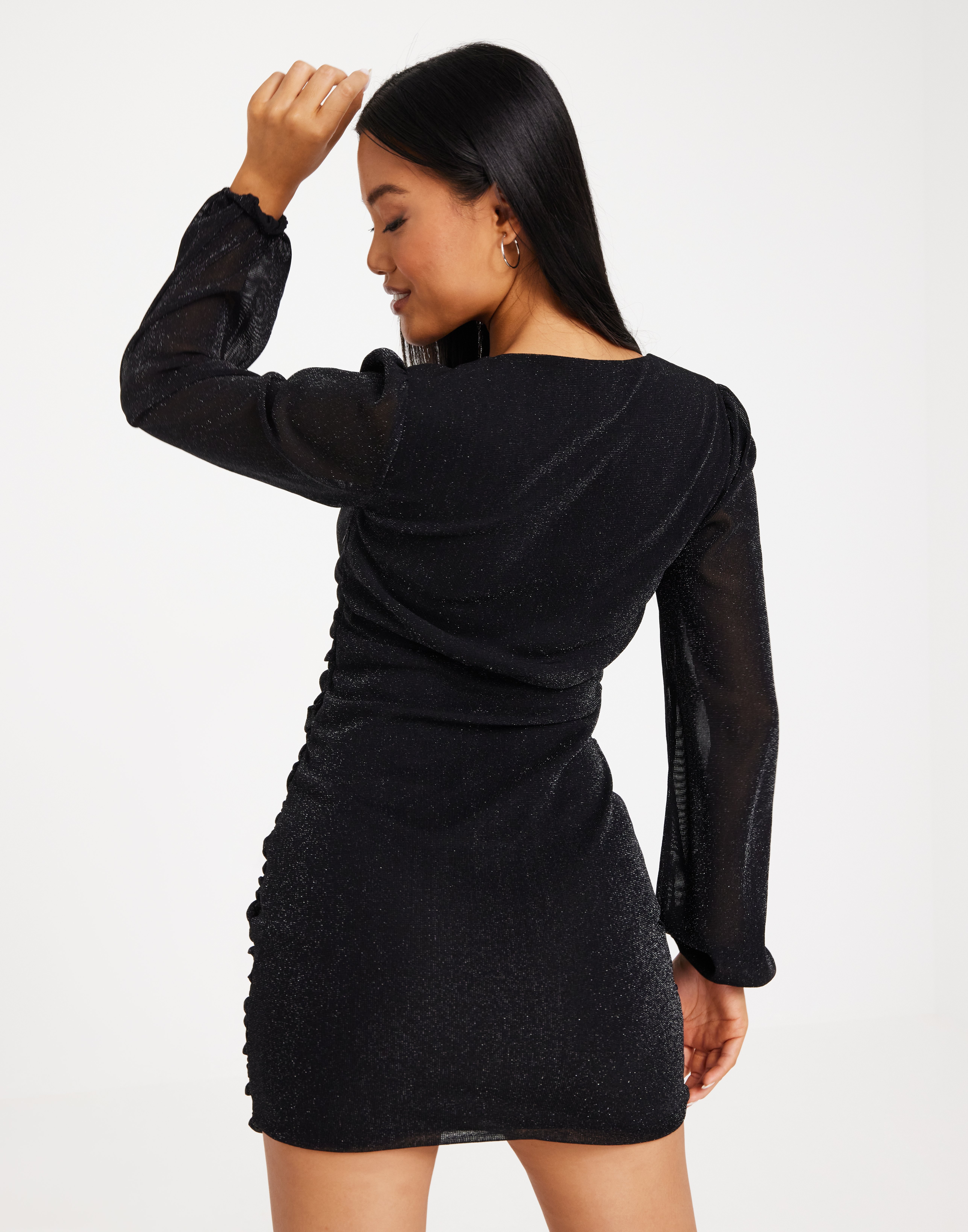 Buy Neo Noir Roma Glitter Mesh Dress - Black | Nelly.com Buy Neo Noir Roma Glitter Mesh Dress - Black | Nelly.com