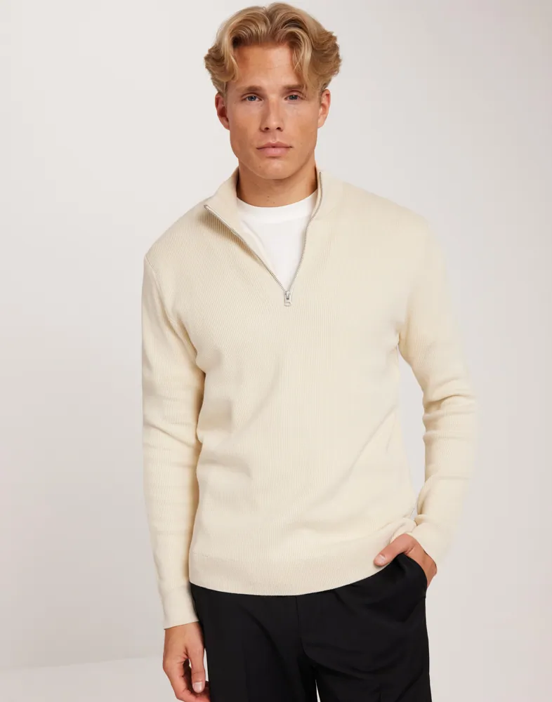 ONLY & SONS Onsphil Reg 12 Struc Half Zip Knit Half zip stickade tröjor herr – bild 3