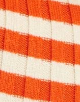 Tangerine Tango With Birch Stripes M