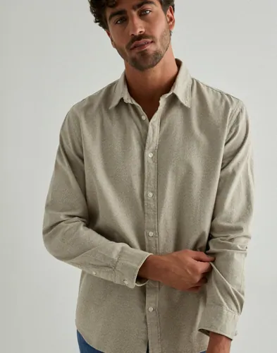Selected Men Slhregnoah Brushed Twist Shirt Ls N Vardagsskjortor herr – bild 2
