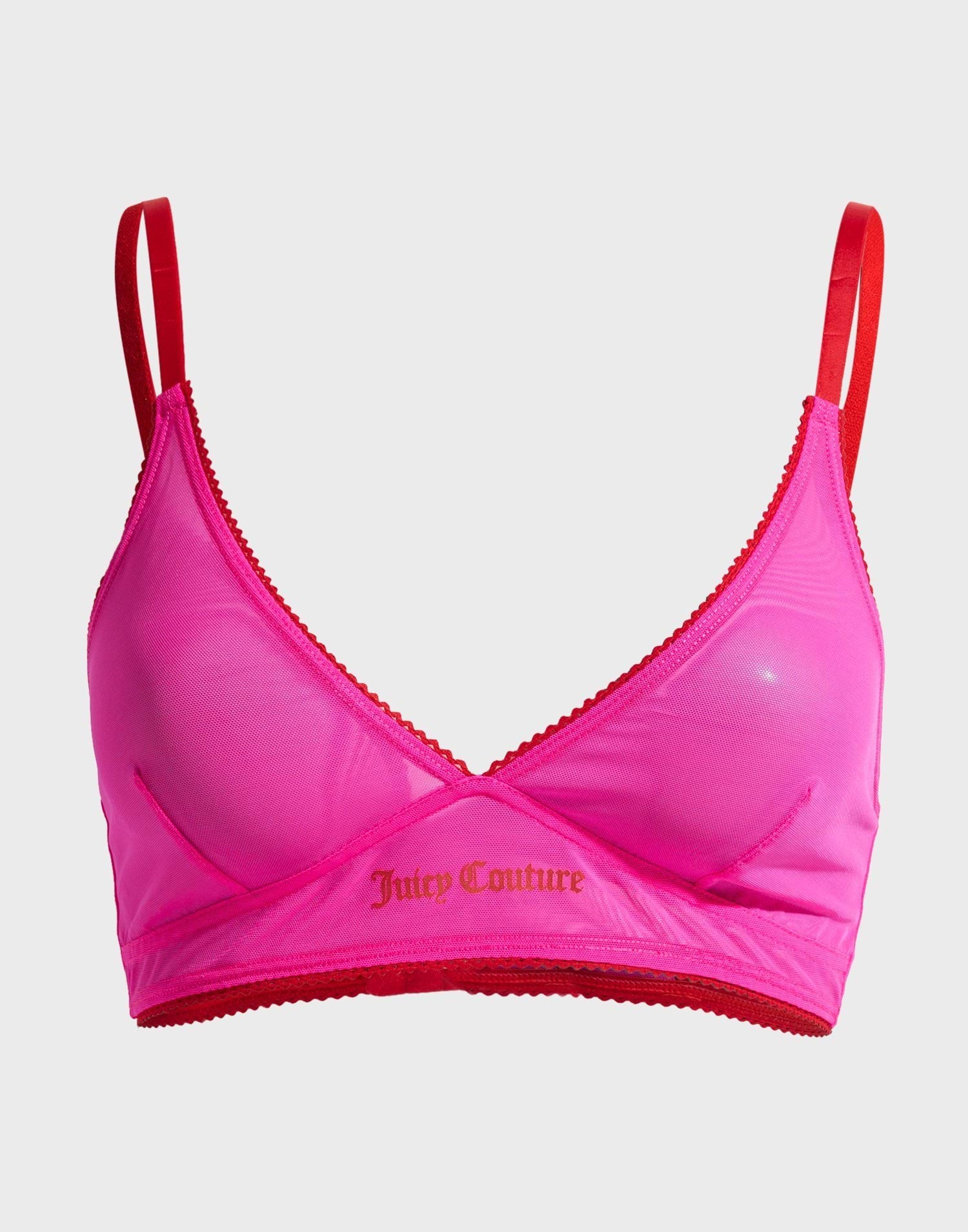 Buy Juicy Couture MESH TRIANGLE BRA - Pink Glo | Nelly.com