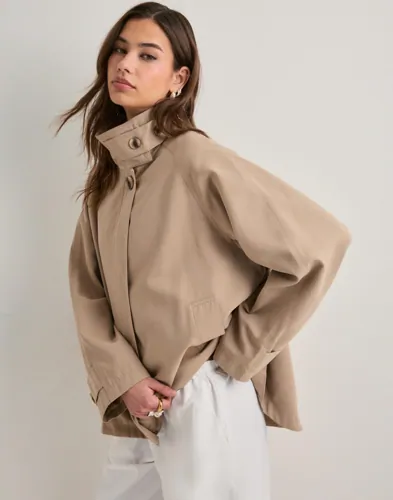 Only - Beige - Onlnana Life Cape Jacket Cc Otw