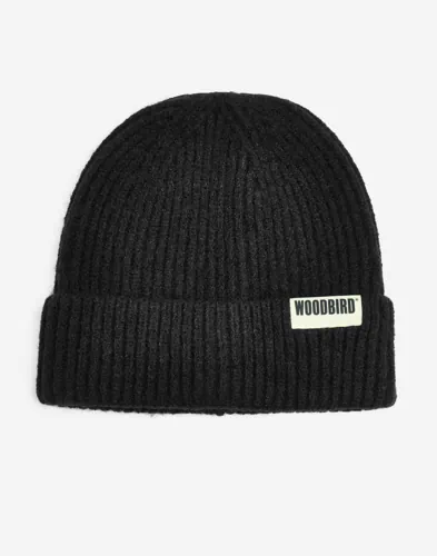 Woodbird Wbyeti Plated Beanie Mössor Svart