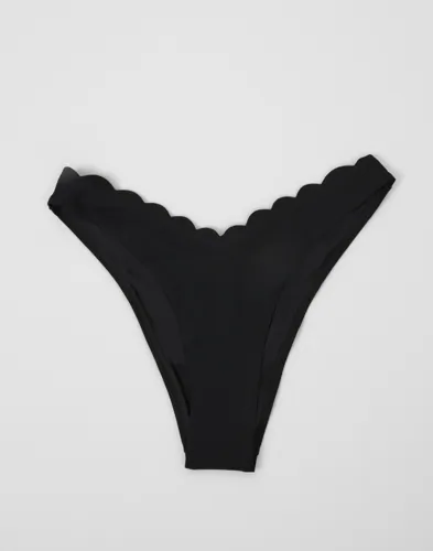 Hunkemöller - Sort - Scallop High Leg R