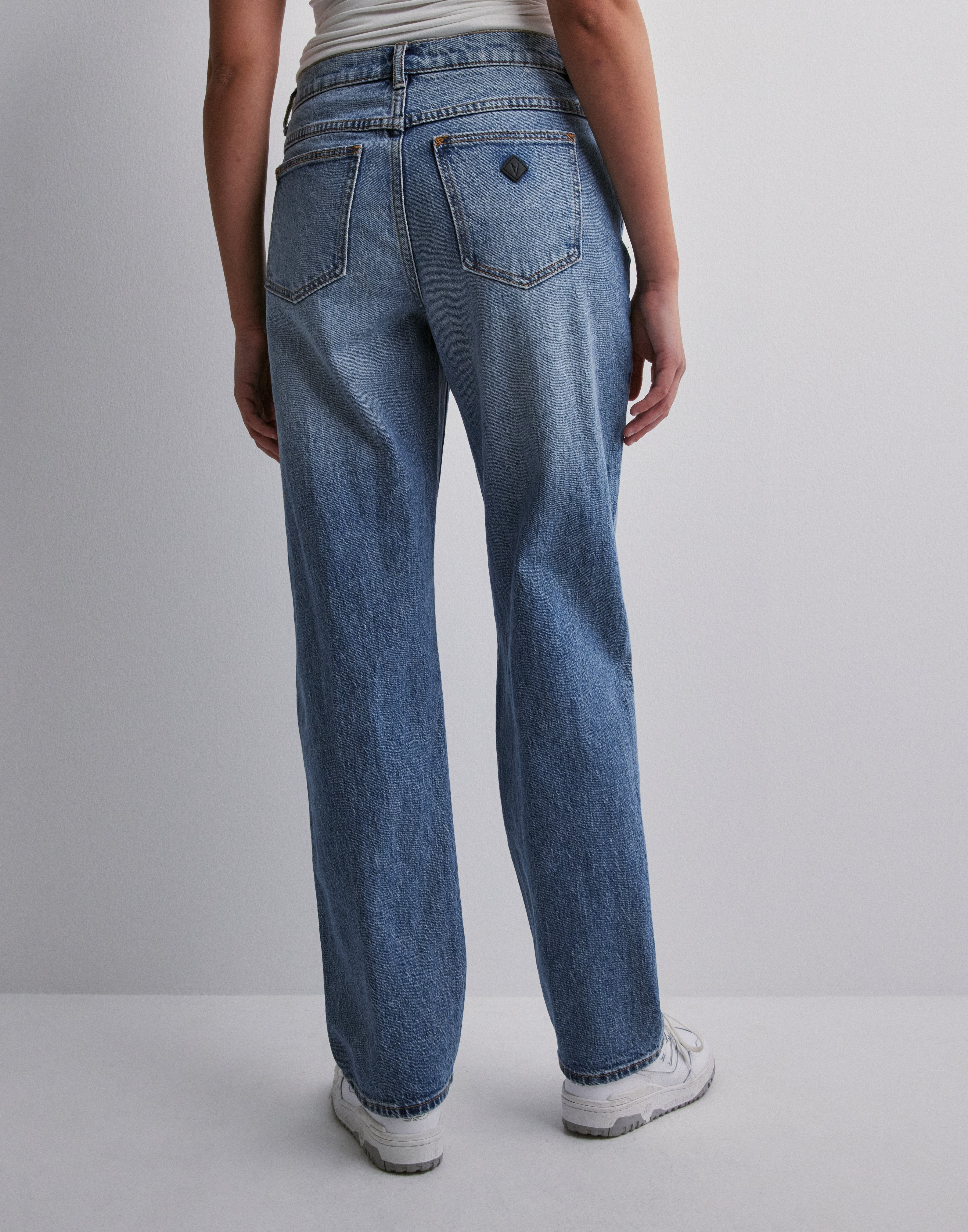 Abrand Jeans - Blå - 95 Mid Straight Felia