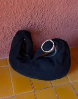 BECKS&Ouml;NDERGAARD - Svart - Suede Lona Small Bag