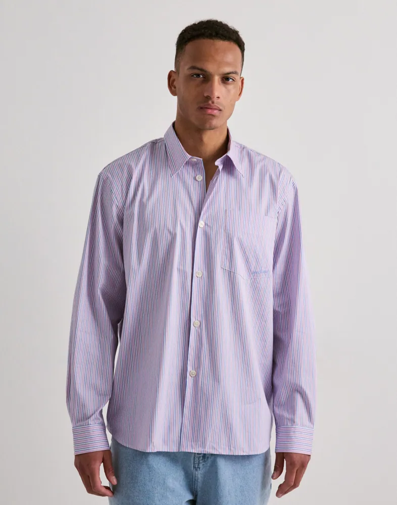 Slhrlxhotel Amour Emb Ls Shirt Vardagsskjortor