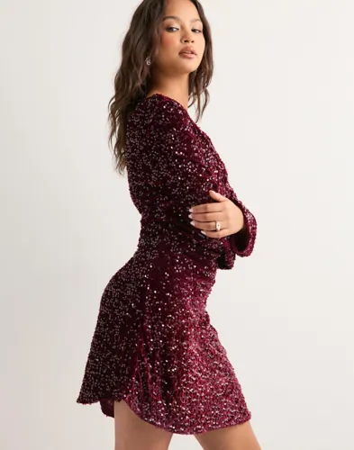 PIECES Pckam Ls V-Neck New Dress Jrs Bc festklänningar dam – bild 2
