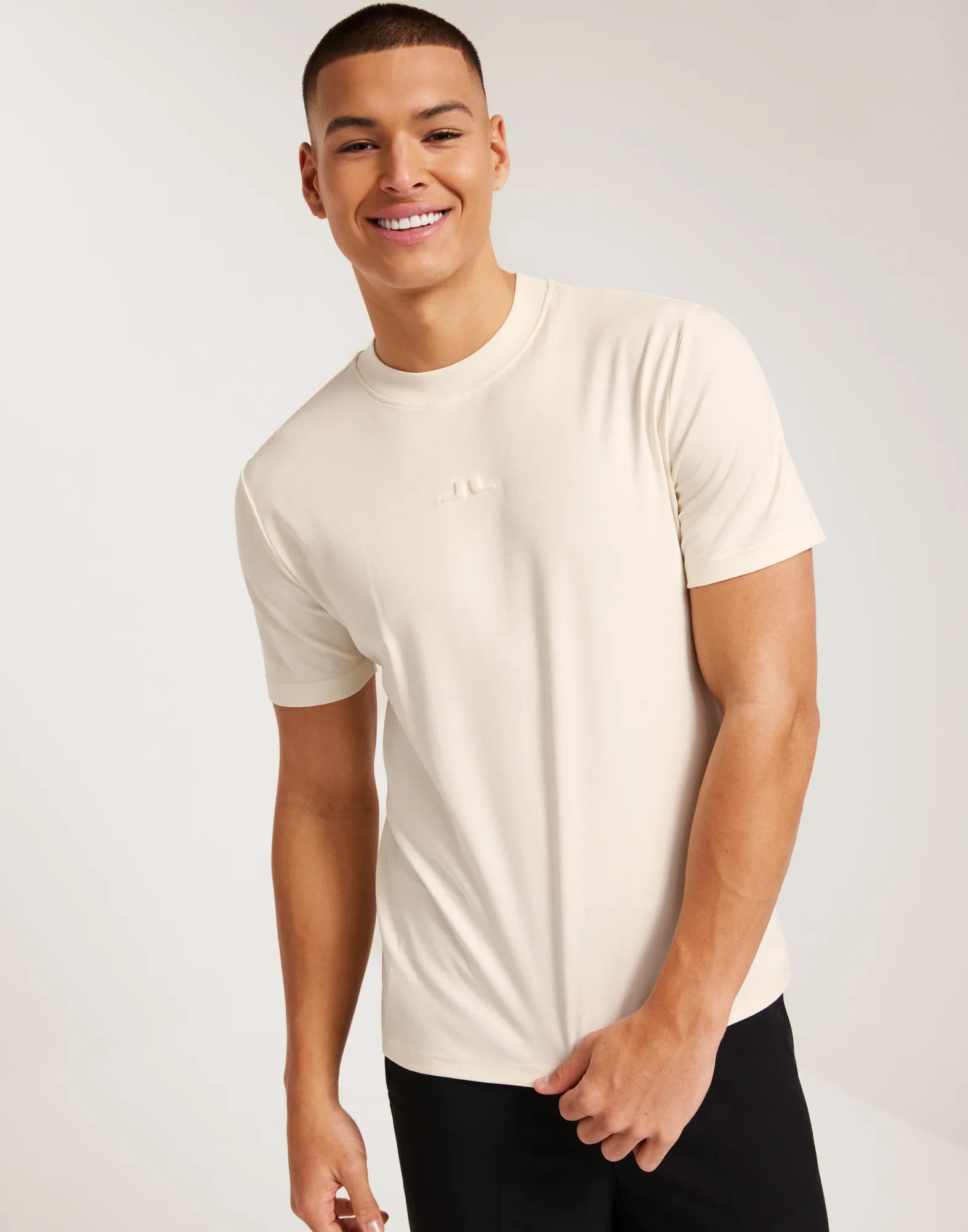 Adan Logo Mock Neck Tee