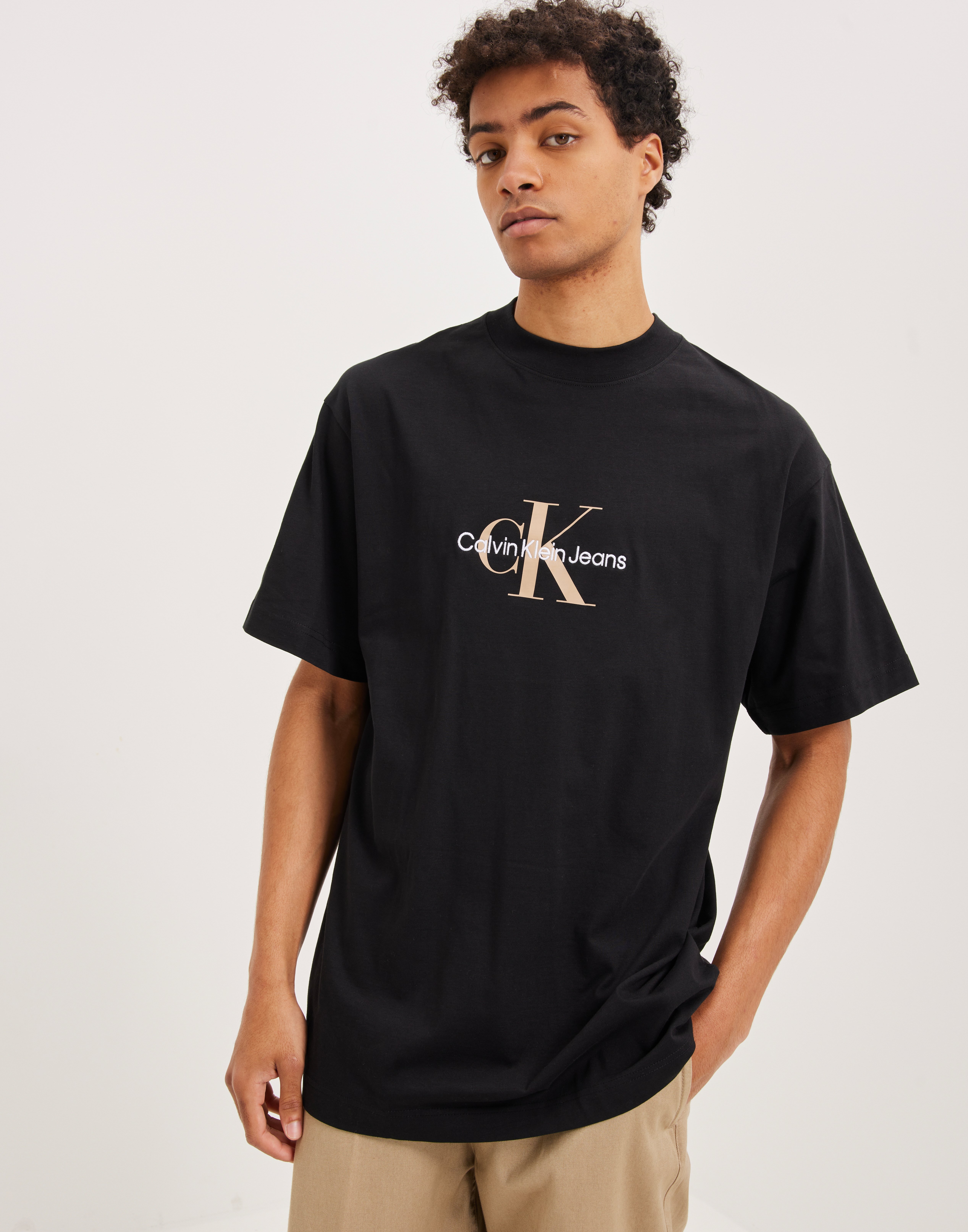 Buy Calvin Klein Jeans ARCHIVAL MONOLOGO OVERSIZED TEE Black NLYMAN