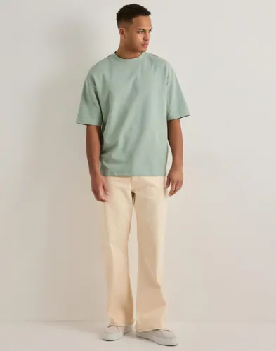 Selected Men Slhlooseoscar Ss O-Neck Tee Noos Oversized t-shirts t-shirts - bas herr – bild 3