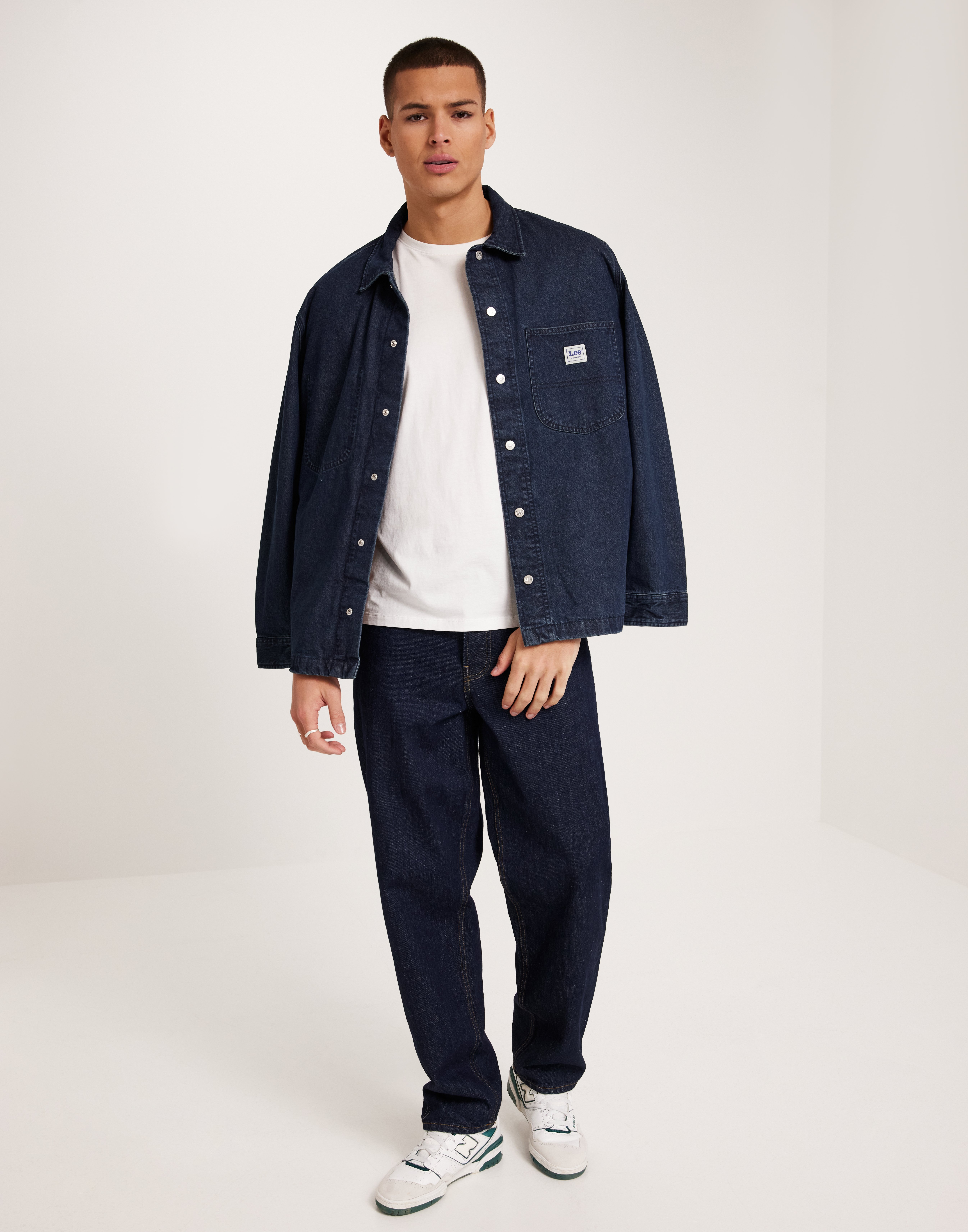 Lee Loose Workwear Overshirt Gr. L - Bequemes Blouson Hemd Für Lässigen Style