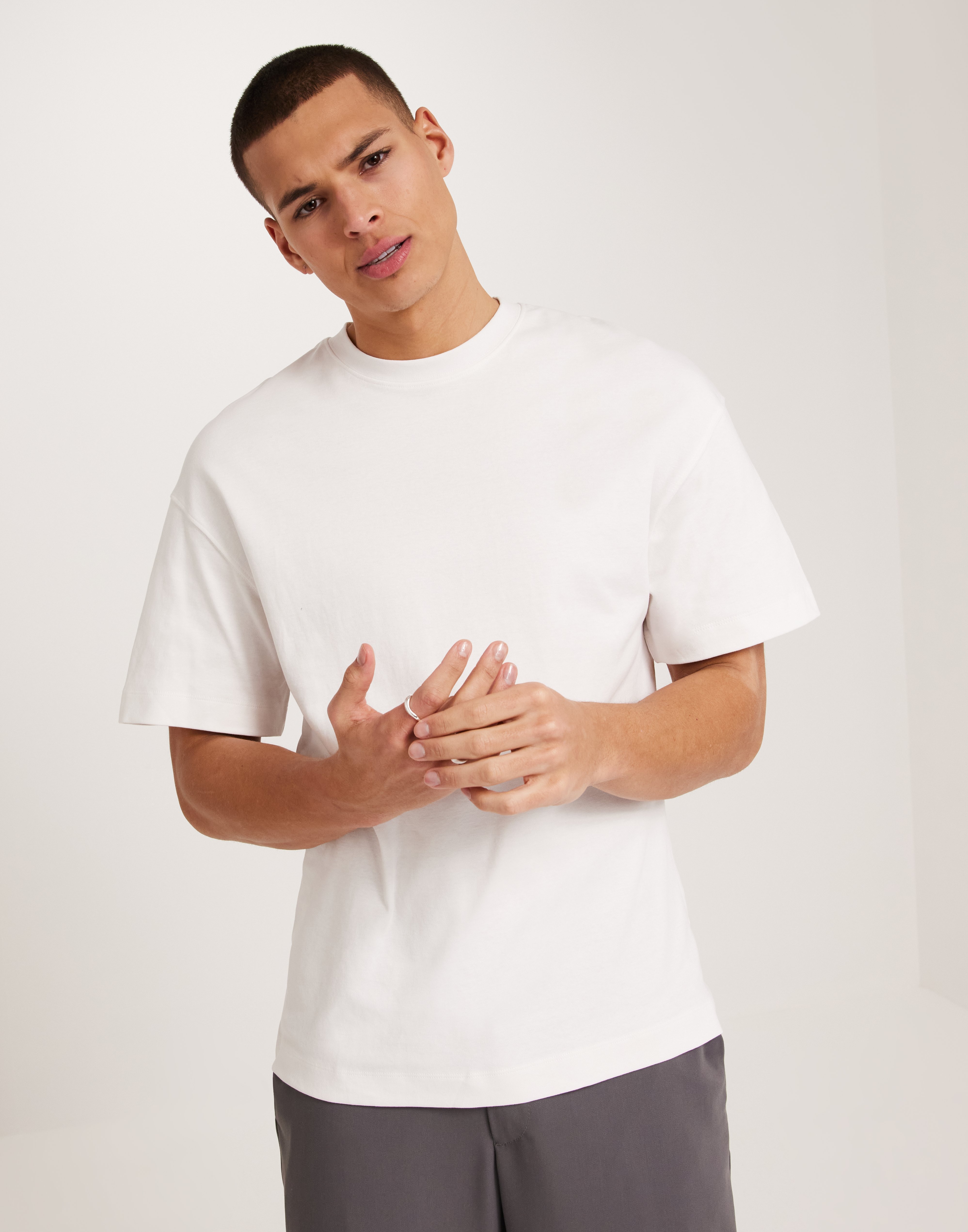 Jack & Jones Jjeurban Edge Tee Ss O-Neck Noos T-Shirt & Singletter Hvid