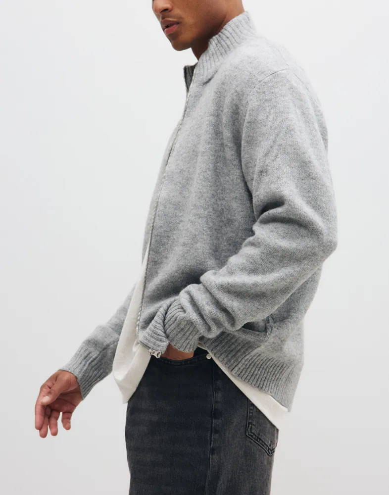 JACK & JONES Jjsoho Ollie Knit High Neck Zip Car Tröjor med dragkedja herr – bild 3