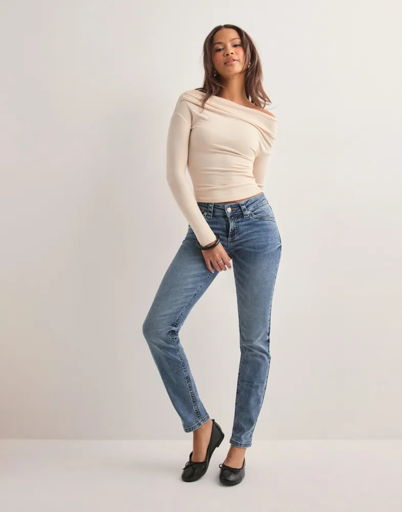 Nelly Low Waist Slim Jeans dam – bild 3