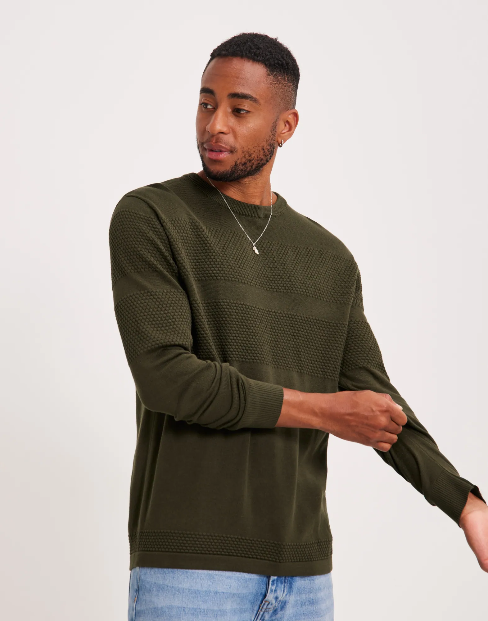 SLHMAINE LS KNIT CREW NECK W NOOS